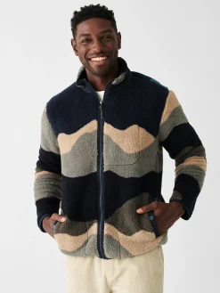 Faherty Brand Scenic High Pile Fleece Jacket -^ Jackets & Vests