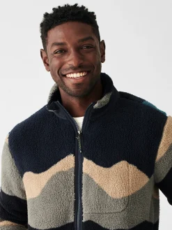 Faherty Brand Scenic High Pile Fleece Jacket -^ Jackets & Vests