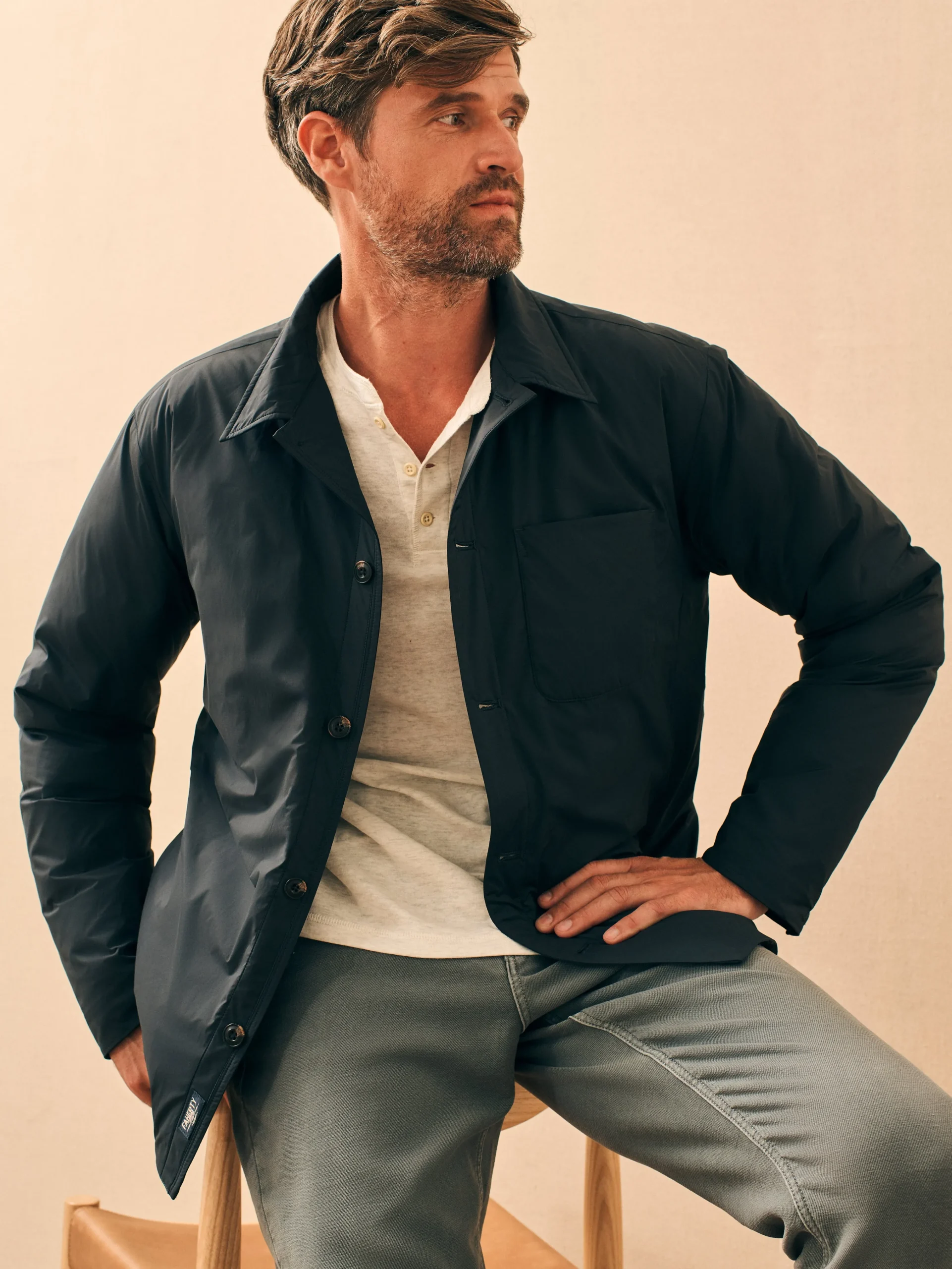 Faherty Brand Seaport Down Jacket -^ Jackets & Vests