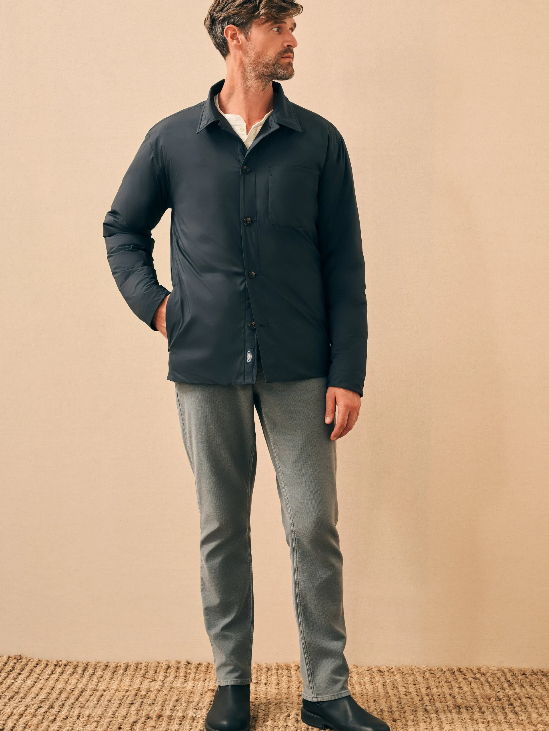 Faherty Brand Seaport Down Jacket -^ Jackets & Vests