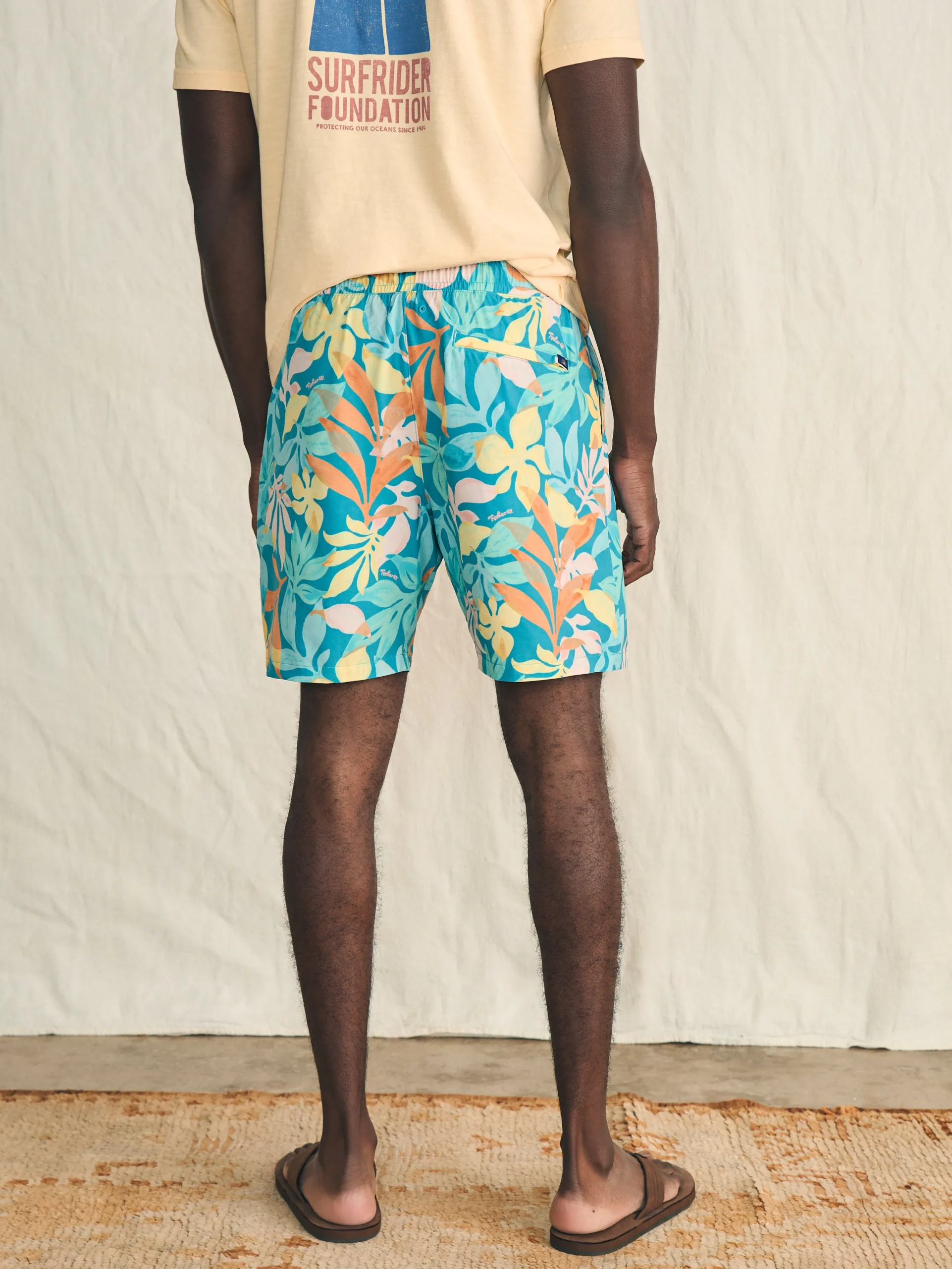 Faherty Brand Shorelite Active Swim Short (7" Inseam) -^ Swim