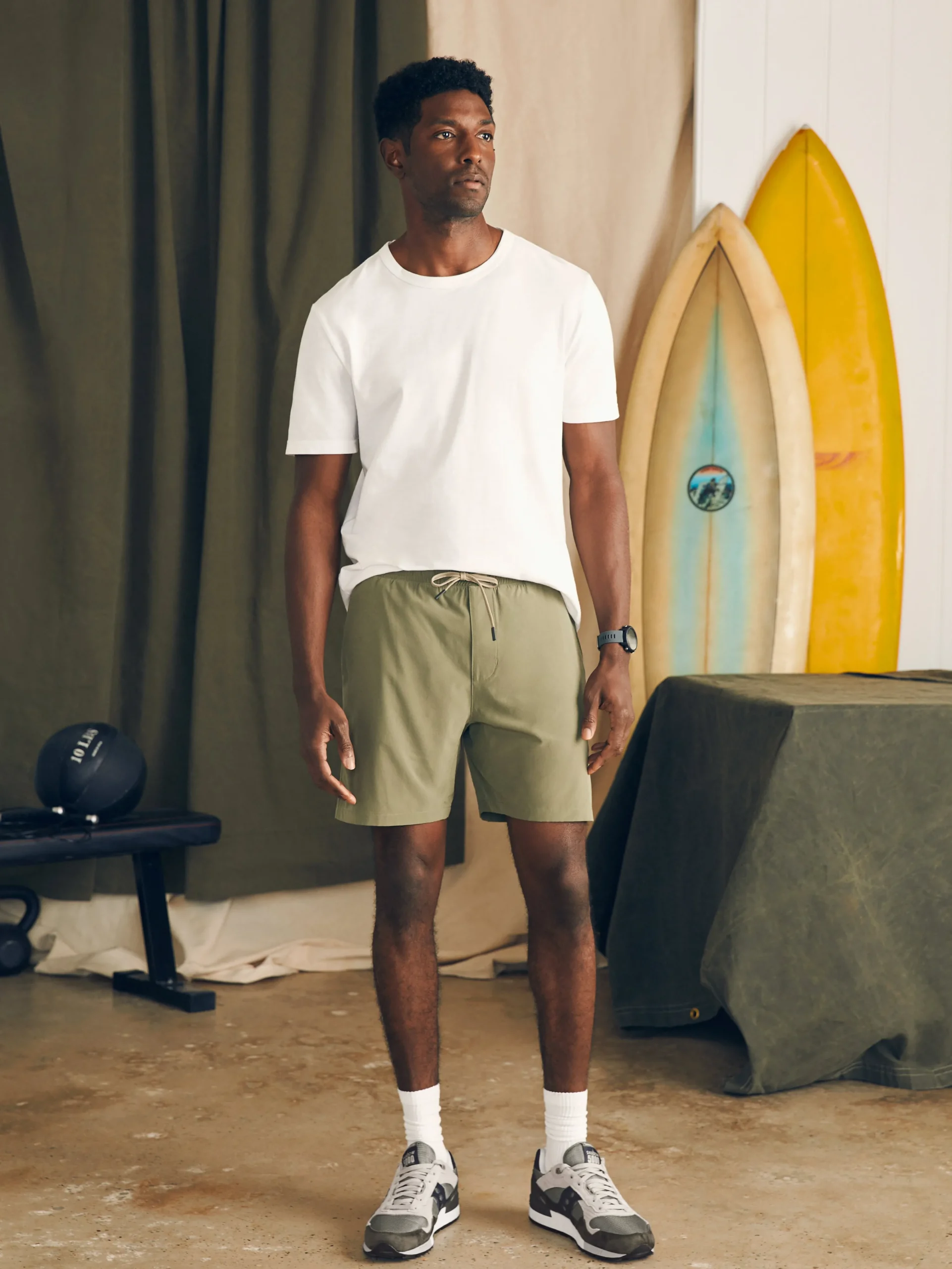 Faherty Brand Shorelite Active Swim Short (7" Inseam) -^ Shorts|Swim