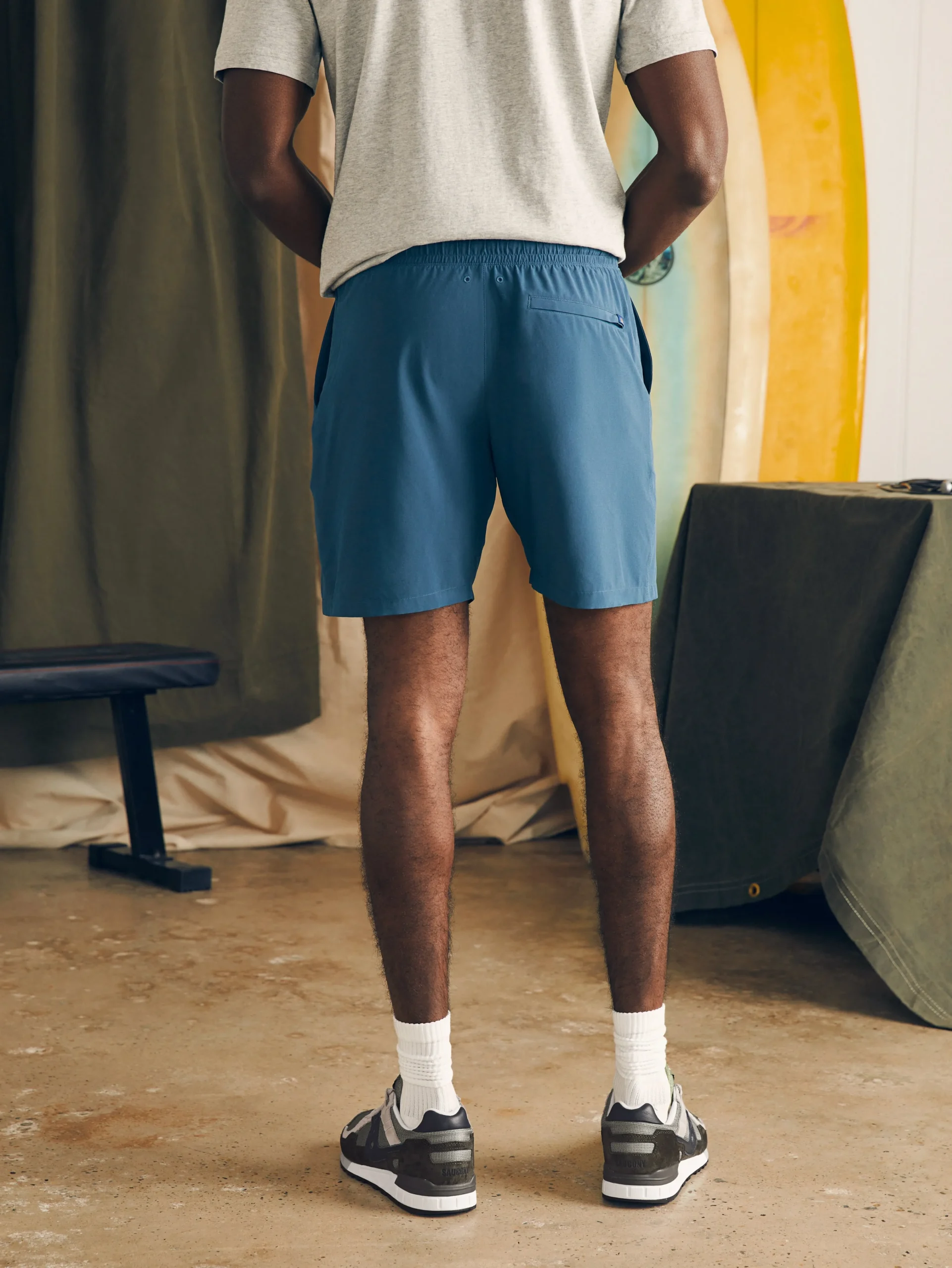 Faherty Brand Shorelite Active Swim Short (7" Inseam) -^ Shorts|Swim