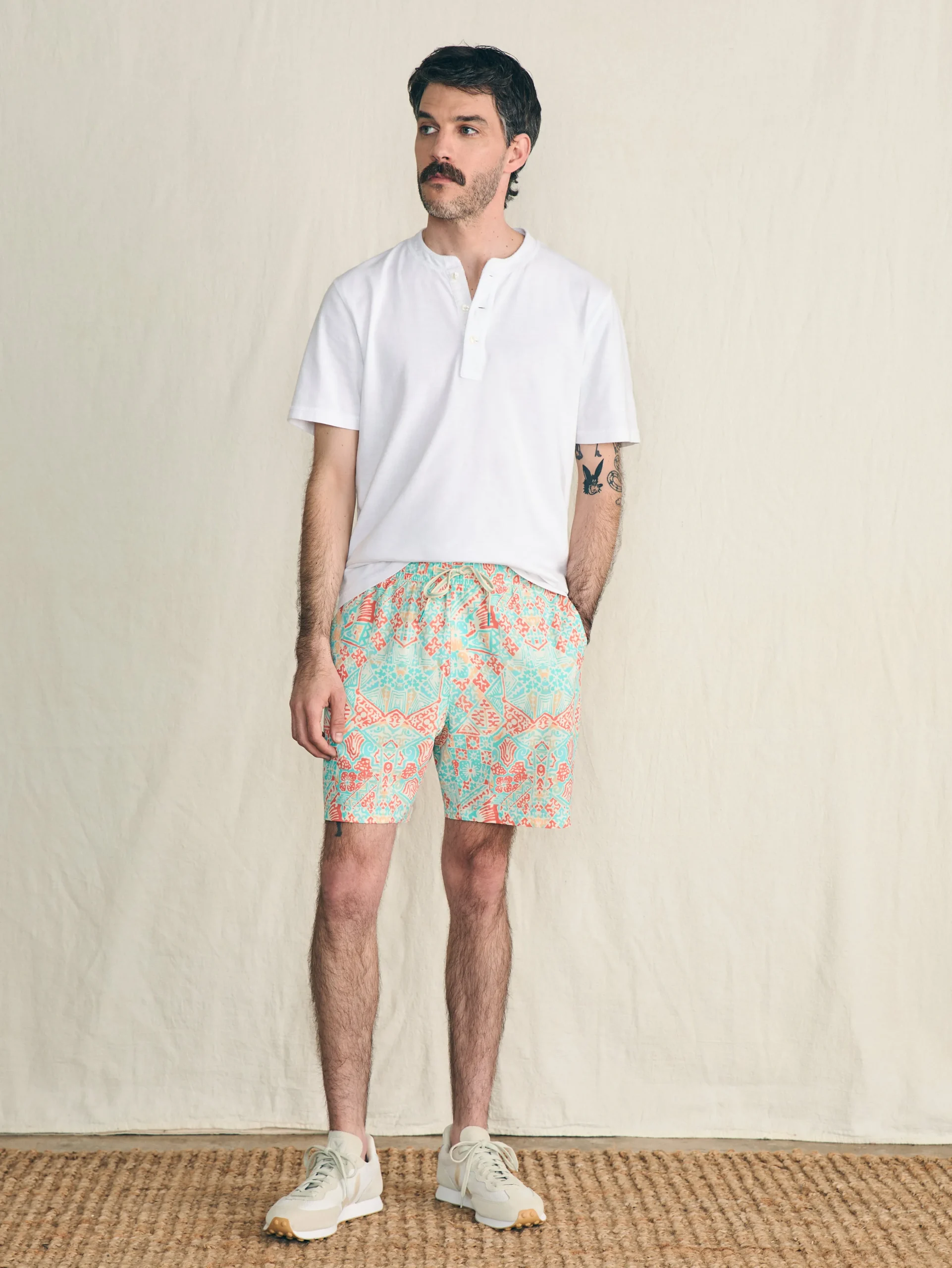 Faherty Brand Shorelite Active Swim Short (7" Inseam) -^ Swim