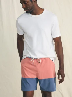 Faherty Brand Shorelite Active Swim Short (7" Inseam) -^ Swim