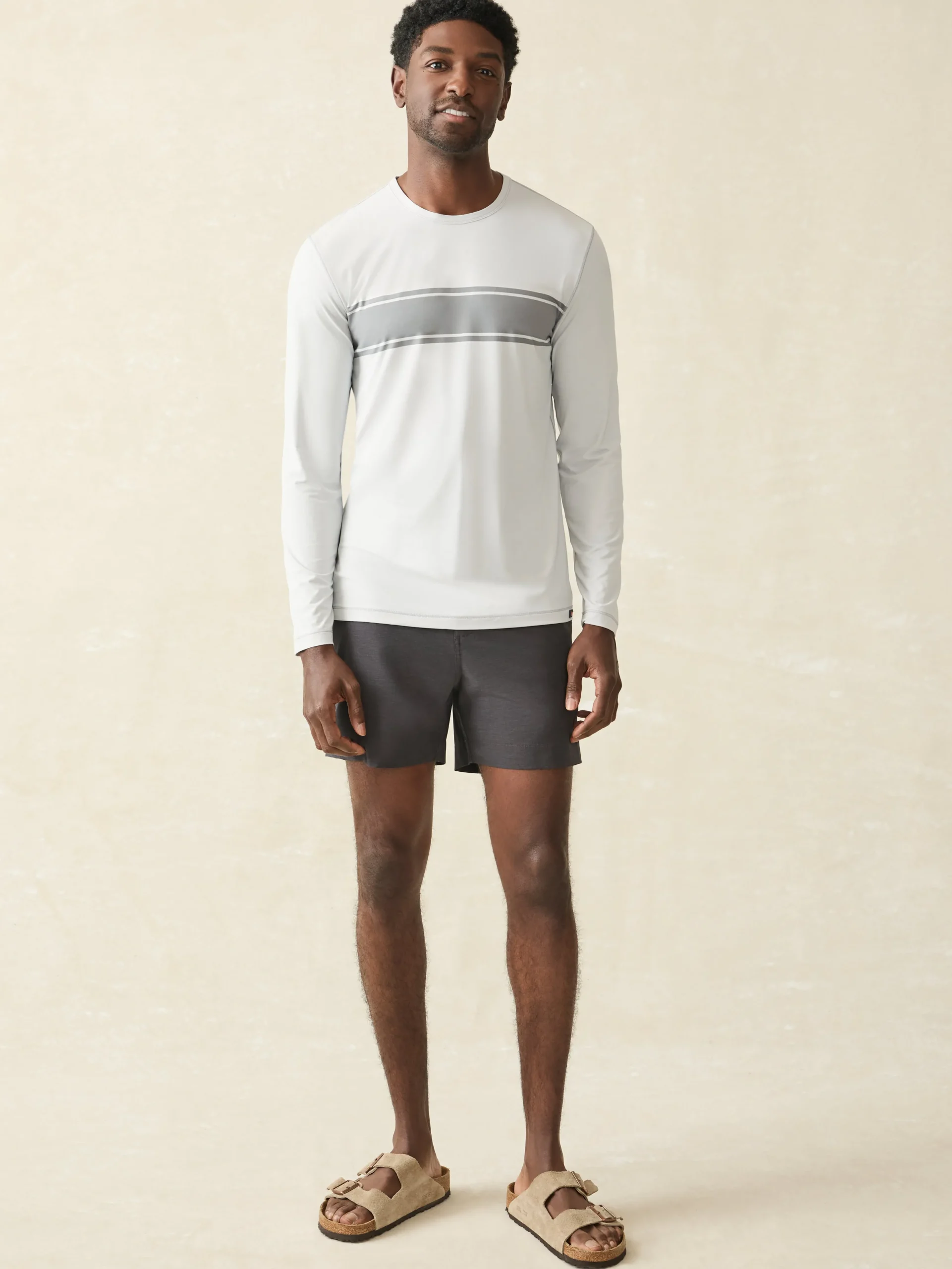 Faherty Brand Shorelite Long-Sleeve Tech Tee -^ T-Shirts & Henleys