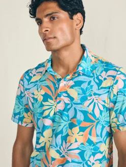 Faherty Brand Shorelite Short-Sleeve Tech Polo -^ Polo Shirts