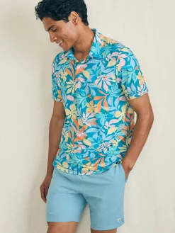 Faherty Brand Shorelite Short-Sleeve Tech Polo -^ Polo Shirts