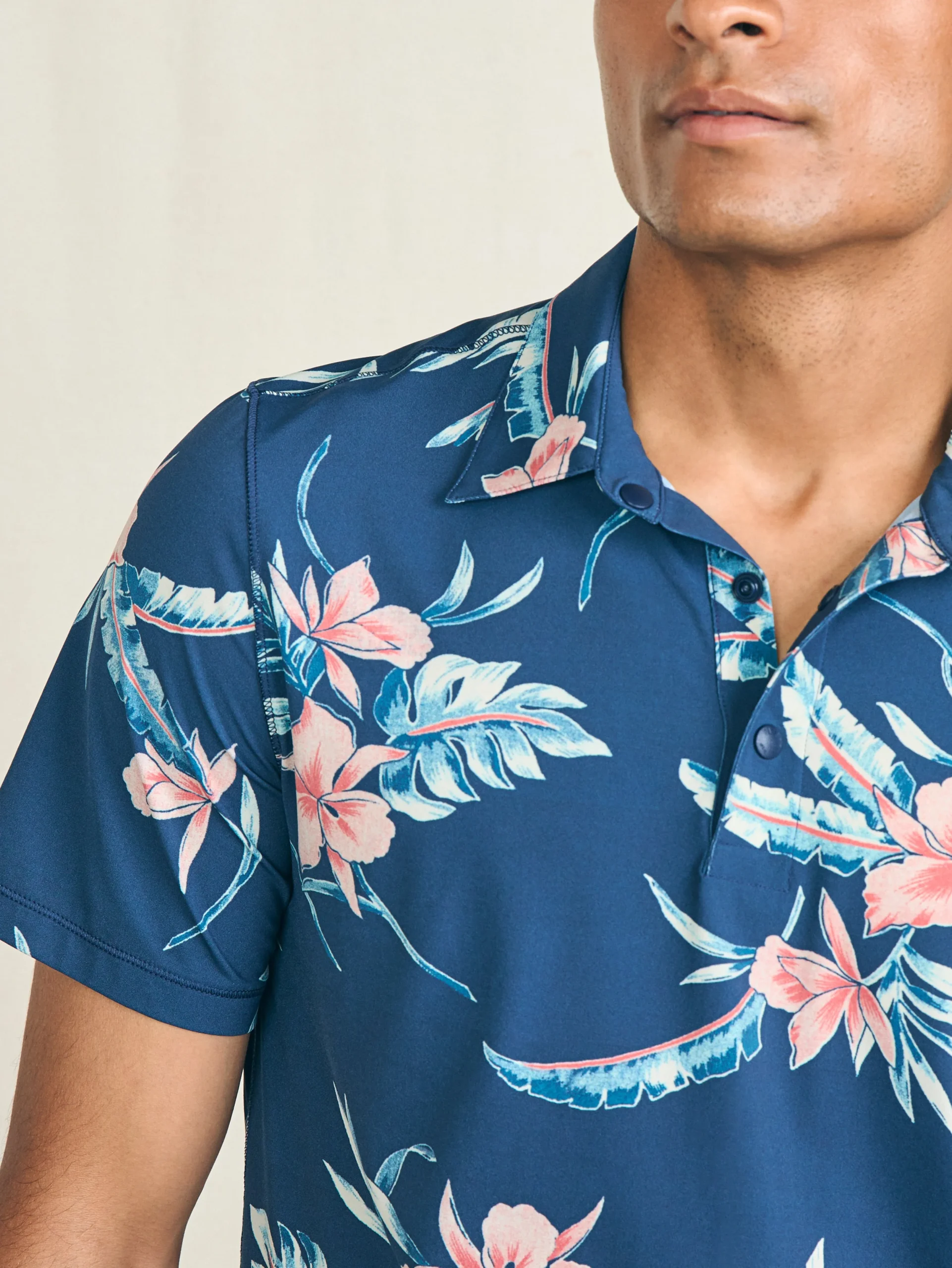 Faherty Brand Shorelite Short-Sleeve Tech Polo -^ Polo Shirts