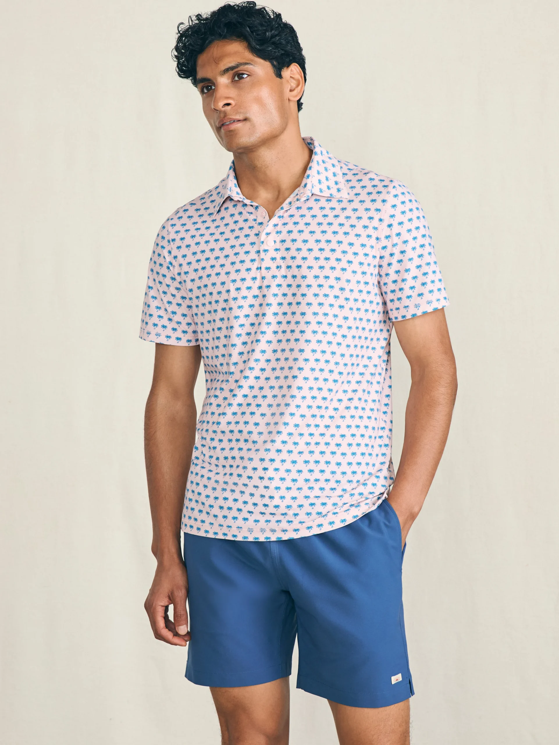 Faherty Brand Shorelite Short-Sleeve Tech Polo -^ Polo Shirts