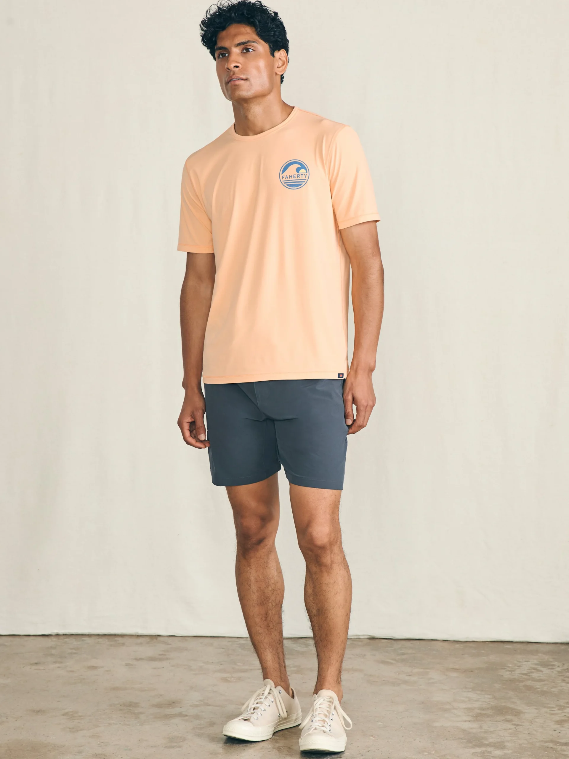 Faherty Brand Shorelite Short-Sleeve Tech Tee -^ T-Shirts & Henleys