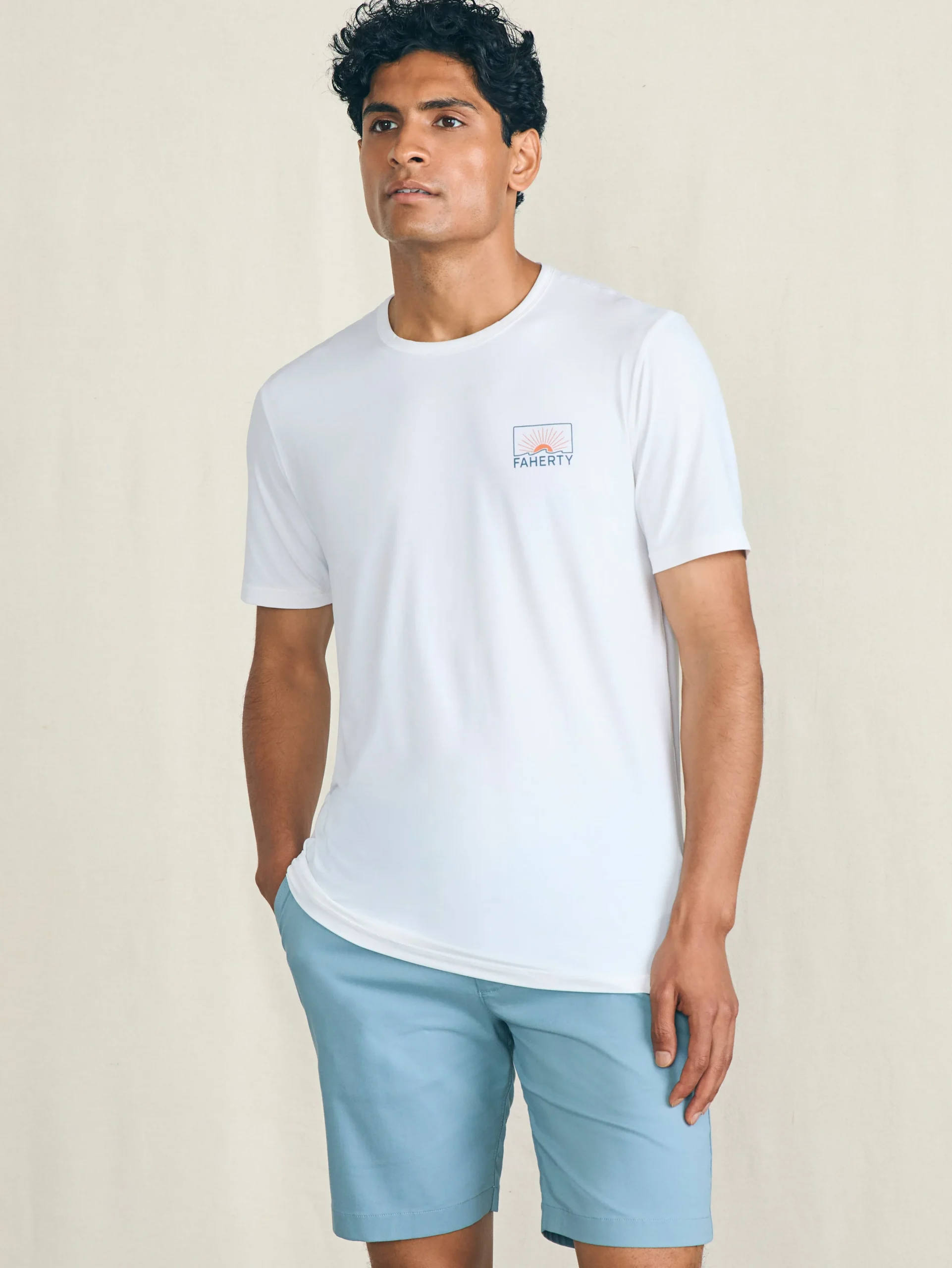 Faherty Brand Shorelite Short-Sleeve Tech Tee -^ T-Shirts & Henleys