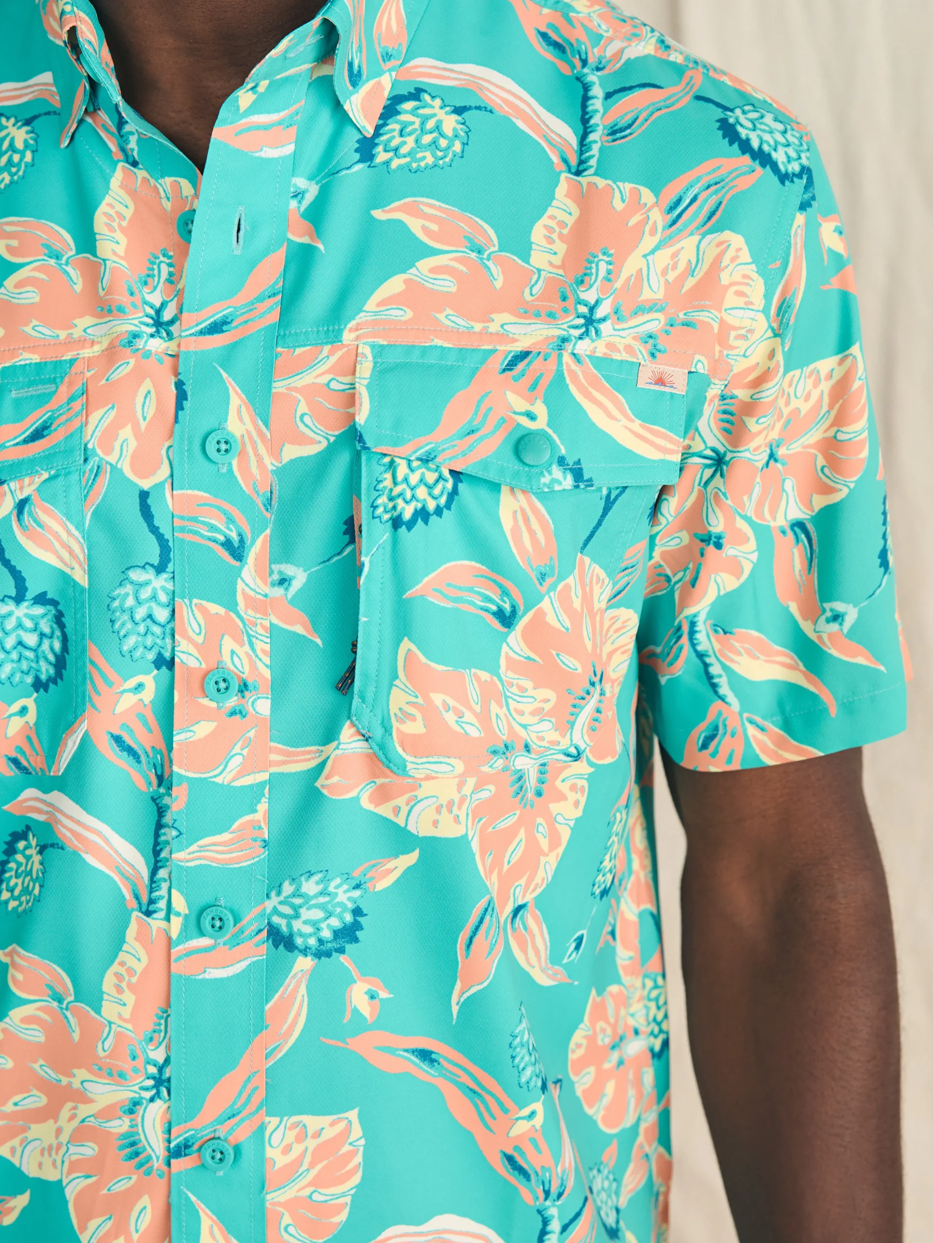 Faherty Brand Shorelite Short-Sleeve Tech Shirt -^ Shirts