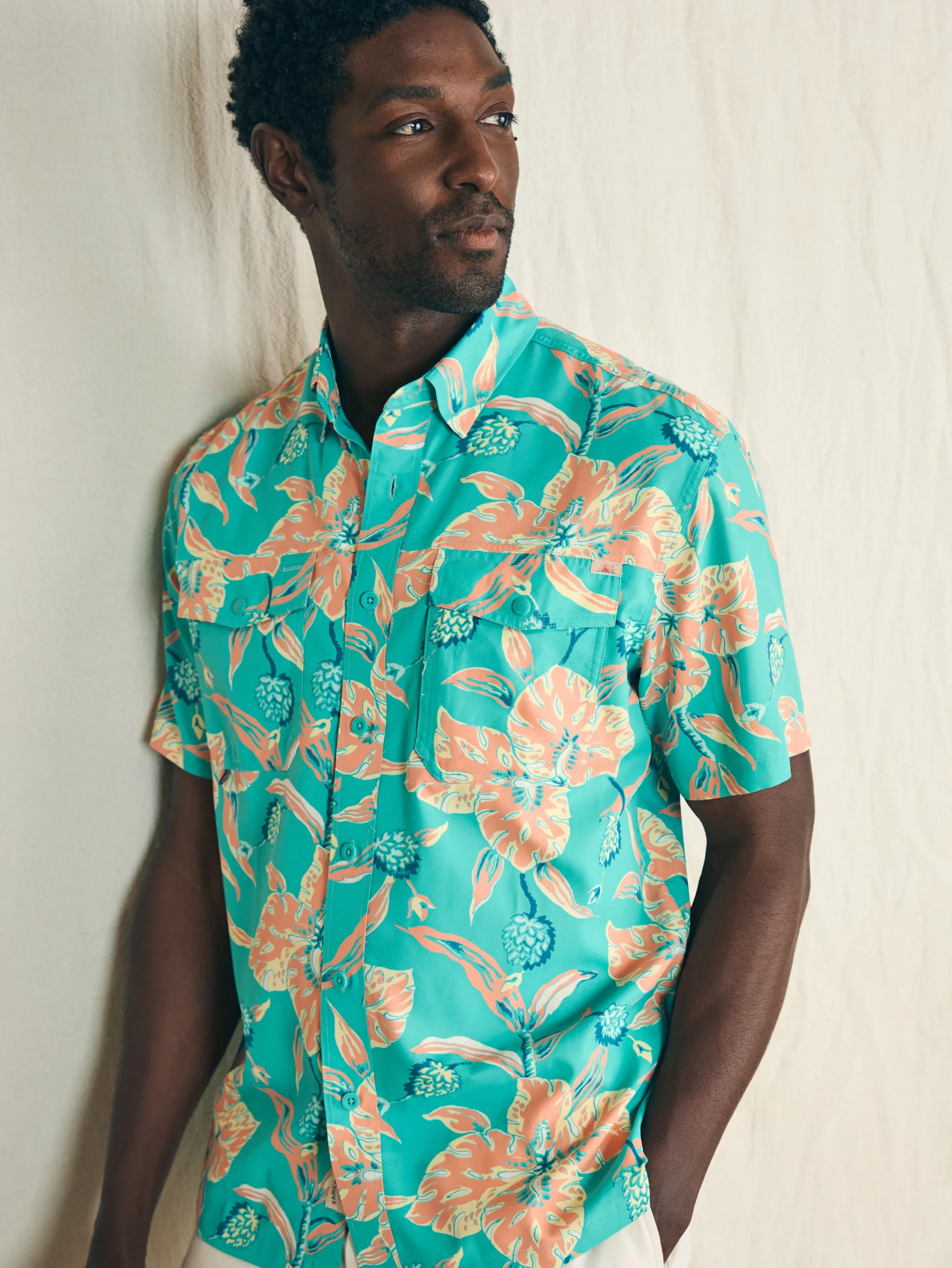 Faherty Brand Shorelite Short-Sleeve Tech Shirt -^ Shirts