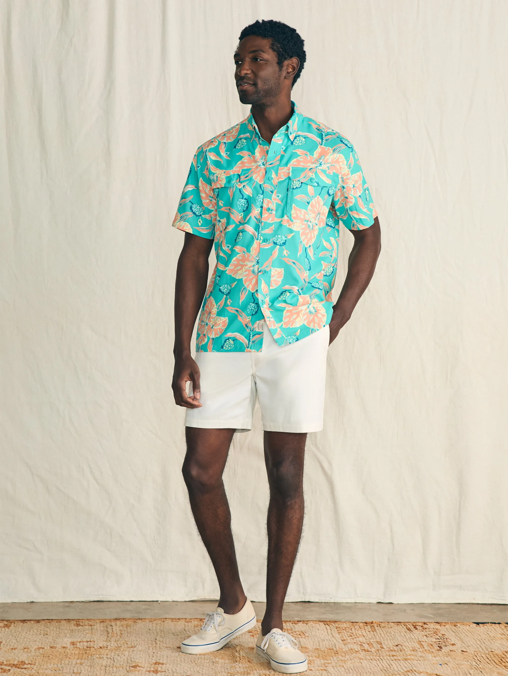 Faherty Brand Shorelite Short-Sleeve Tech Shirt -^ Shirts
