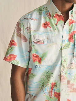 Faherty Brand Shorelite Short-Sleeve Tech Shirt -^ Shirts