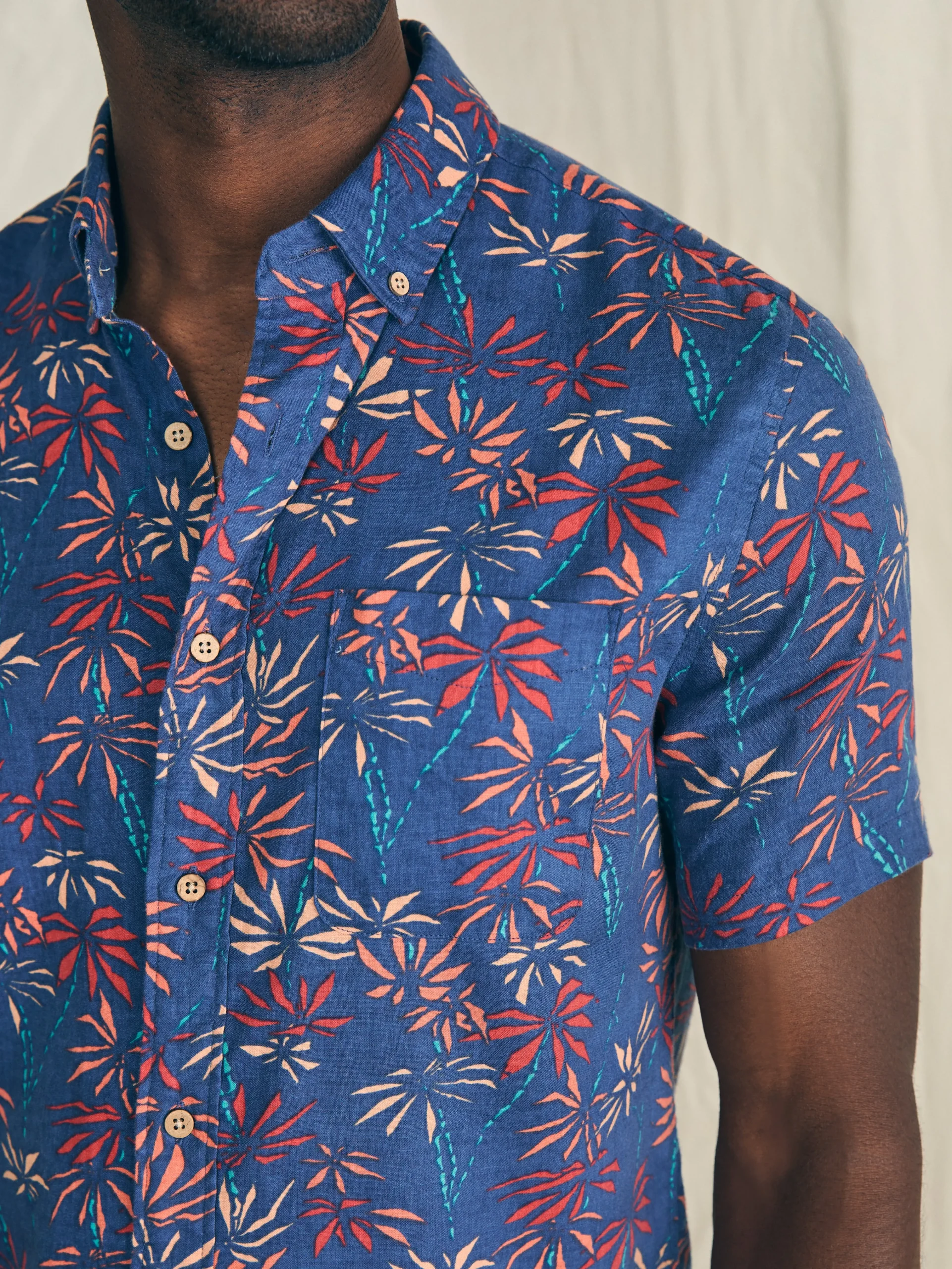 Faherty Brand Short-Sleeve Breeze Shirt -^ Shirts