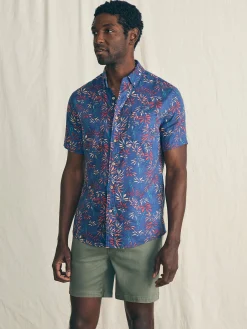 Faherty Brand Short-Sleeve Breeze Shirt -^ Shirts