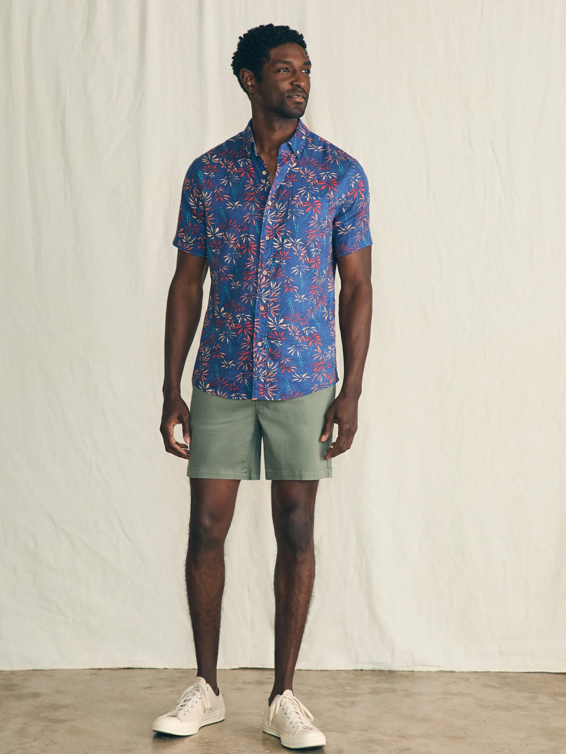 Faherty Brand Short-Sleeve Breeze Shirt -^ Shirts