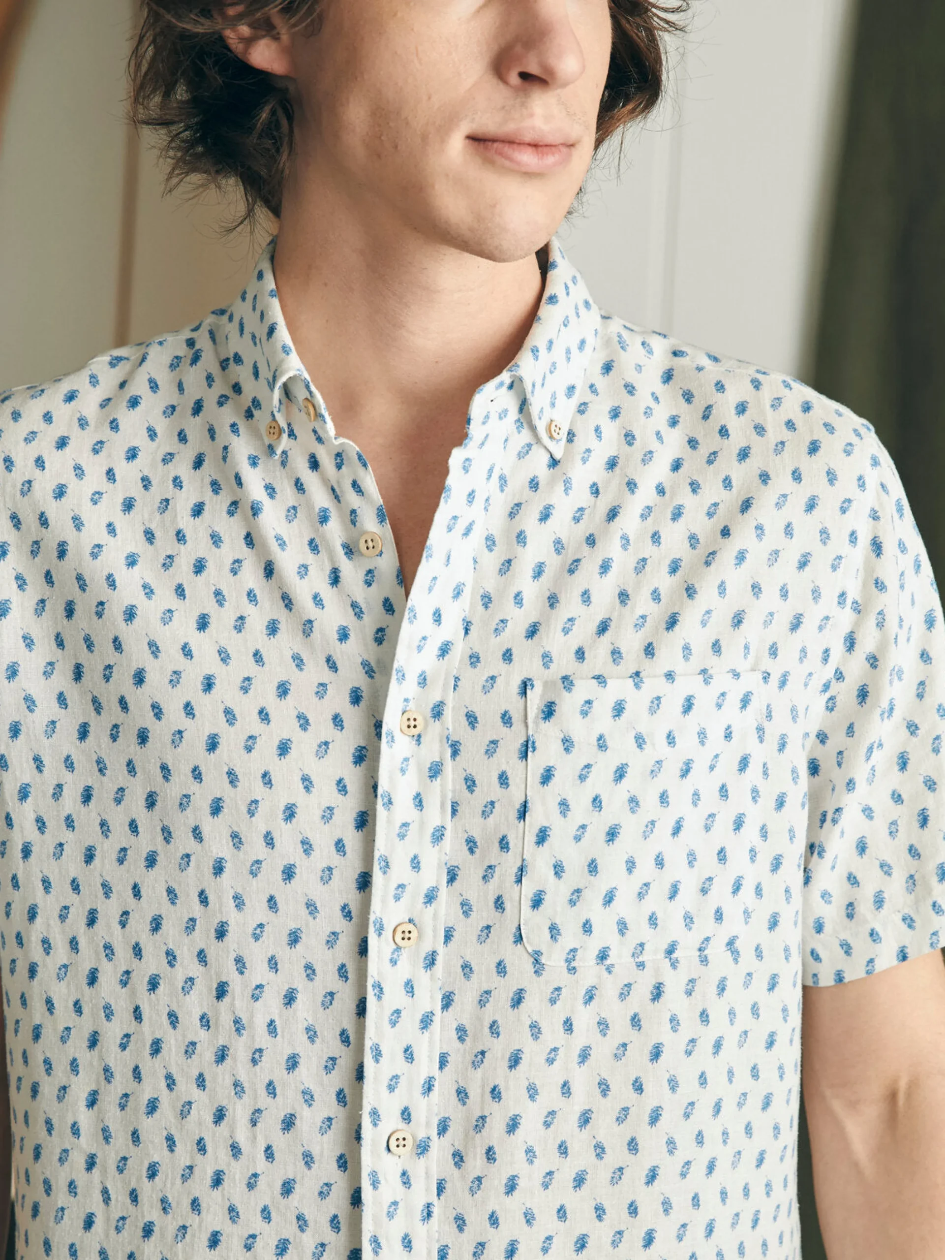 Faherty Brand Short-Sleeve Breeze Shirt -^ Shirts