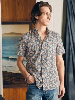 Faherty Brand Short-Sleeve Breeze Shirt -^ Shirts