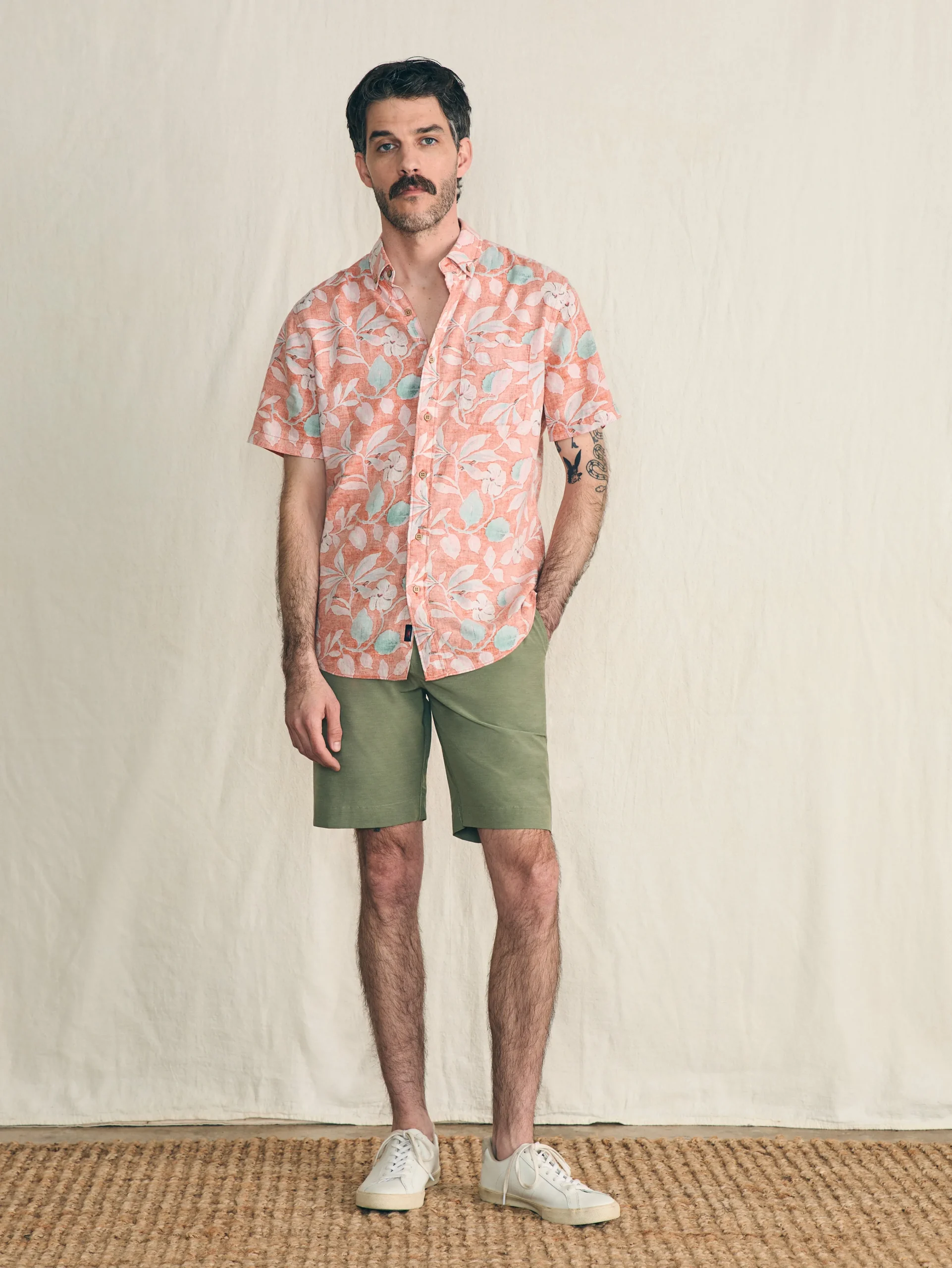 Faherty Brand Short-Sleeve Breeze Shirt -^ Shirts
