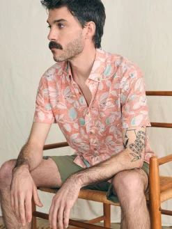 Faherty Brand Short-Sleeve Breeze Shirt -^ Shirts