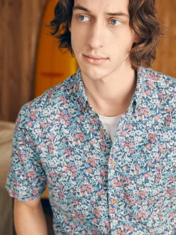 Faherty Brand Short-Sleeve Breeze Shirt -^ Shirts