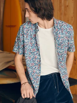 Faherty Brand Short-Sleeve Breeze Shirt -^ Shirts