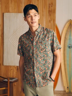 Faherty Brand Short-Sleeve Breeze Shirt -^ Shirts