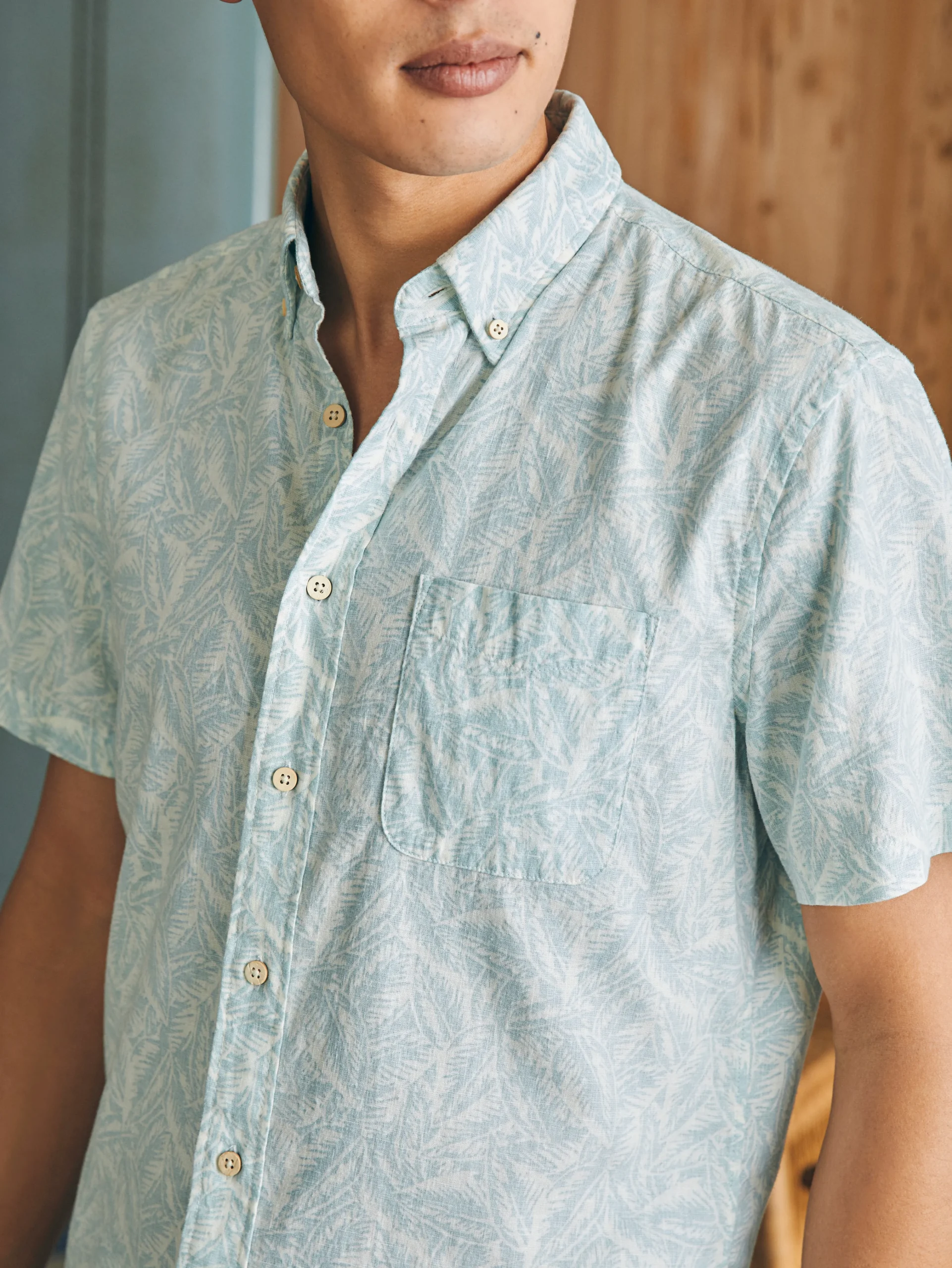Faherty Brand Short-Sleeve Breeze Shirt -^ Shirts