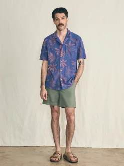 Faherty Brand Short-Sleeve Cabana Towel Terry Shirt -^ Shirts