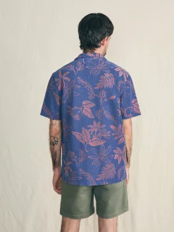 Faherty Brand Short-Sleeve Cabana Towel Terry Shirt -^ Shirts