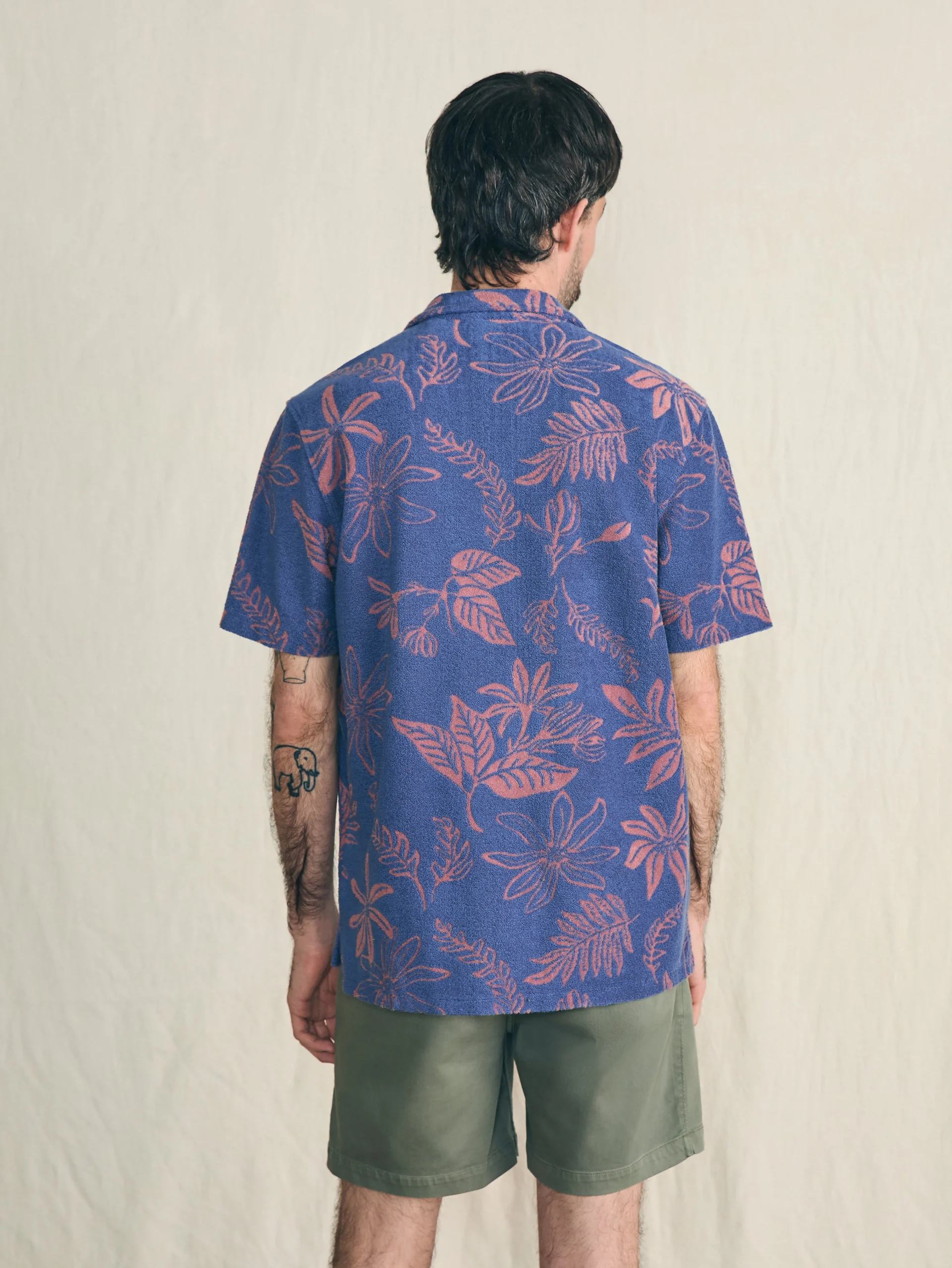 Faherty Brand Short-Sleeve Cabana Towel Terry Shirt -^ Shirts
