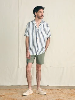 Faherty Brand Short-Sleeve Cabana Towel Terry Shirt -^ Shirts