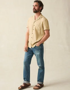 Faherty Brand Short-Sleeve Getaway Camp Shirt -^ Shirts