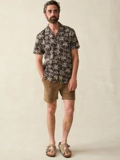 Faherty Brand Short-Sleeve Hemp Blend Camp Shirt -^ Shirts
