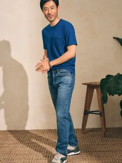 Faherty Brand Short-Sleeve Indigo Pocket Tee -^ T-Shirts & Henleys