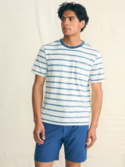 Faherty Brand Short-Sleeve Indigo Pocket Tee -^ T-Shirts & Henleys