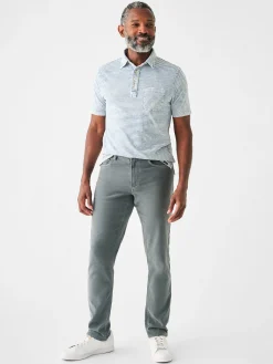 Faherty Brand Short-Sleeve Indigo Polo Shirt -^ Polo Shirts|T-Shirts & Henleys