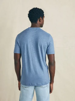 Faherty Brand Short-Sleeve Linen Henley -^ T-Shirts & Henleys