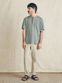Faherty Brand Short-Sleeve Linen Henley -^ T-Shirts & Henleys