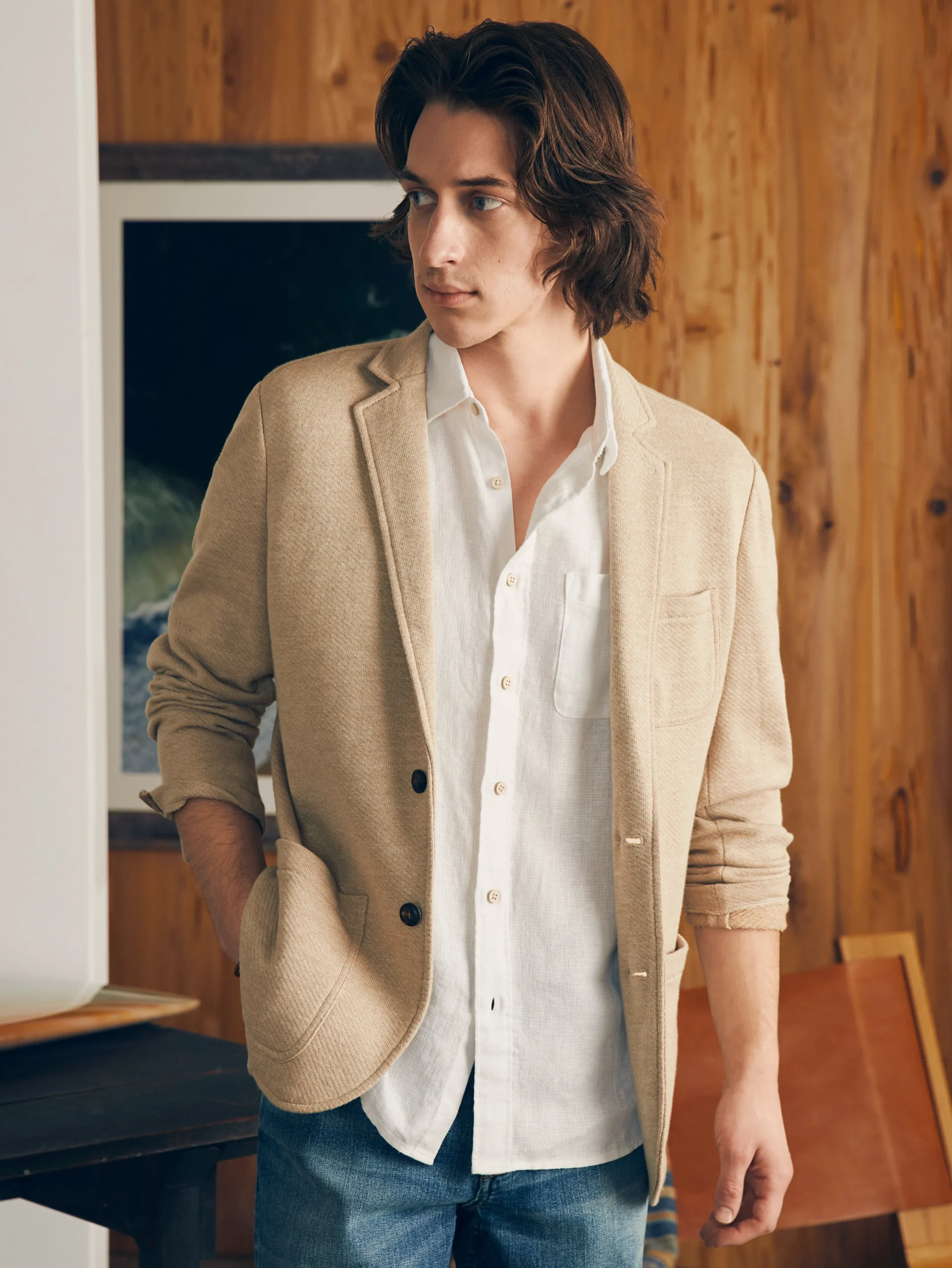 Faherty Brand Short-Sleeve Palma Linen Shirt -^ Shirts