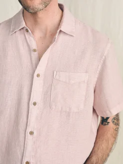 Faherty Brand Short-Sleeve Palma Linen Shirt -^ Shirts