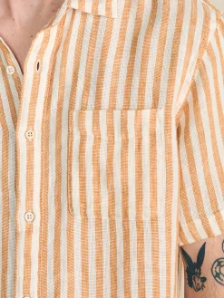 Faherty Brand Short-Sleeve Palma Linen Shirt -^ Shirts