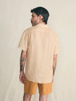 Faherty Brand Short-Sleeve Palma Linen Shirt -^ Shirts