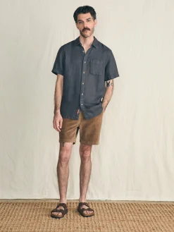 Faherty Brand Short-Sleeve Palma Linen Shirt -^ Shirts