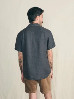 Faherty Brand Short-Sleeve Palma Linen Shirt -^ Shirts