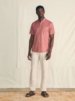 Faherty Brand Short-Sleeve Stretch Playa Shirt -^ Shirts