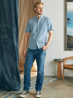 Faherty Brand Short-Sleeve Stretch Playa Shirt (Tall) -^ Shirts